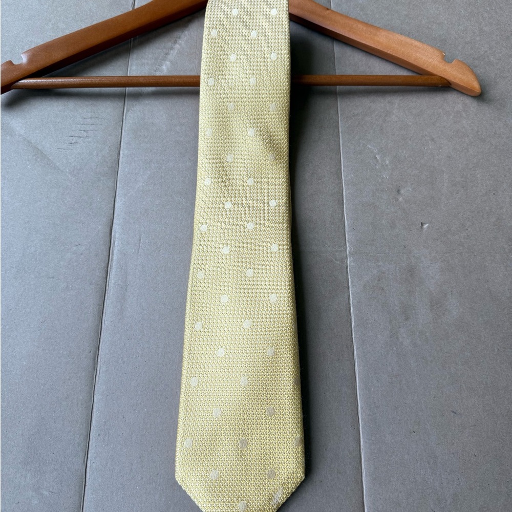 Robert Talbott Yellow and White Tie